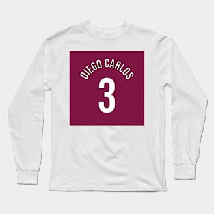 Diego Carlos 3 Home Kit - 22/23 Season Long Sleeve T-Shirt